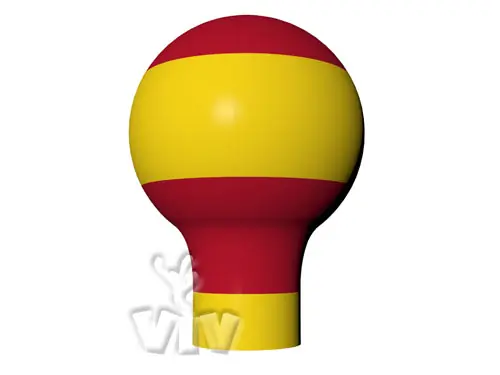 Balloon without narrowing 4 m commercial promotional inflatable balloon