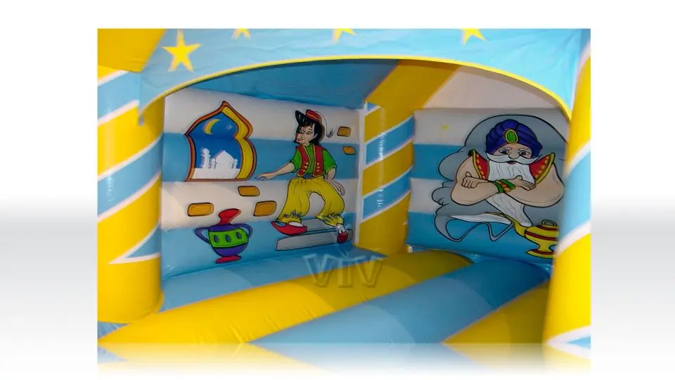 Aladdin 10 x 7 m with roof commercial inflatable bounce