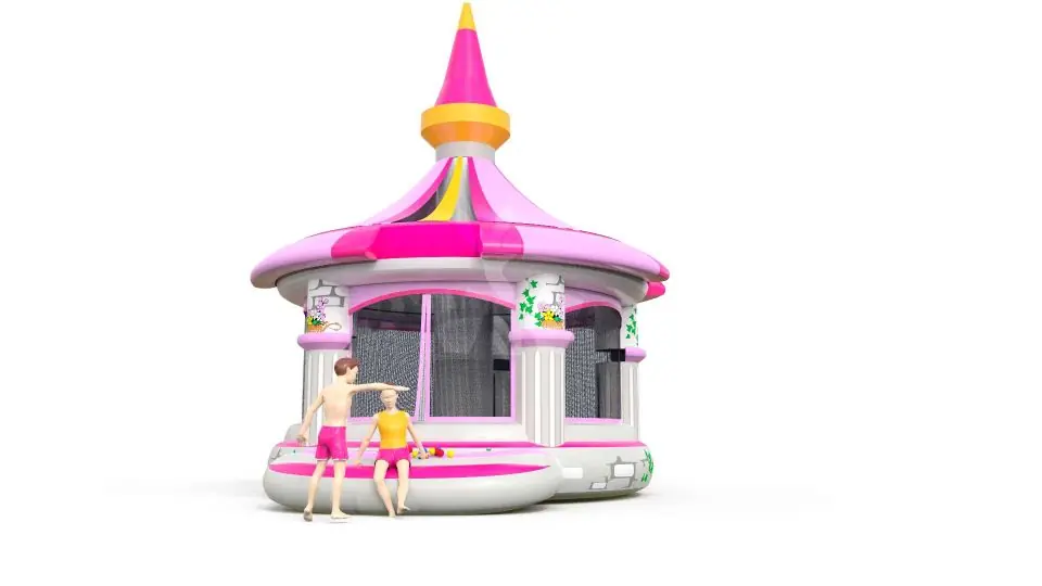 Ballpool Arbor - Castle Collection commercial inflatable bounce