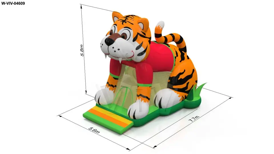 Ballpool Tiger commercial inflatable bounce