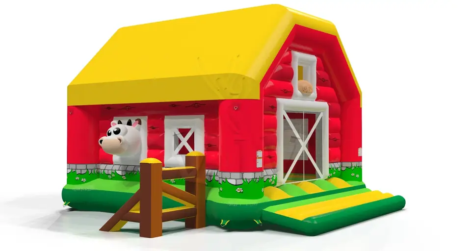Bounce Barn with roof commercial inflatable bounce