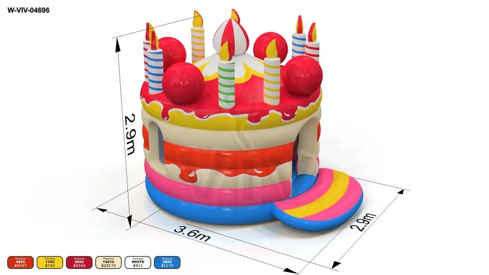 Bounce Cake - Micro Collection commercial inflatable bounce