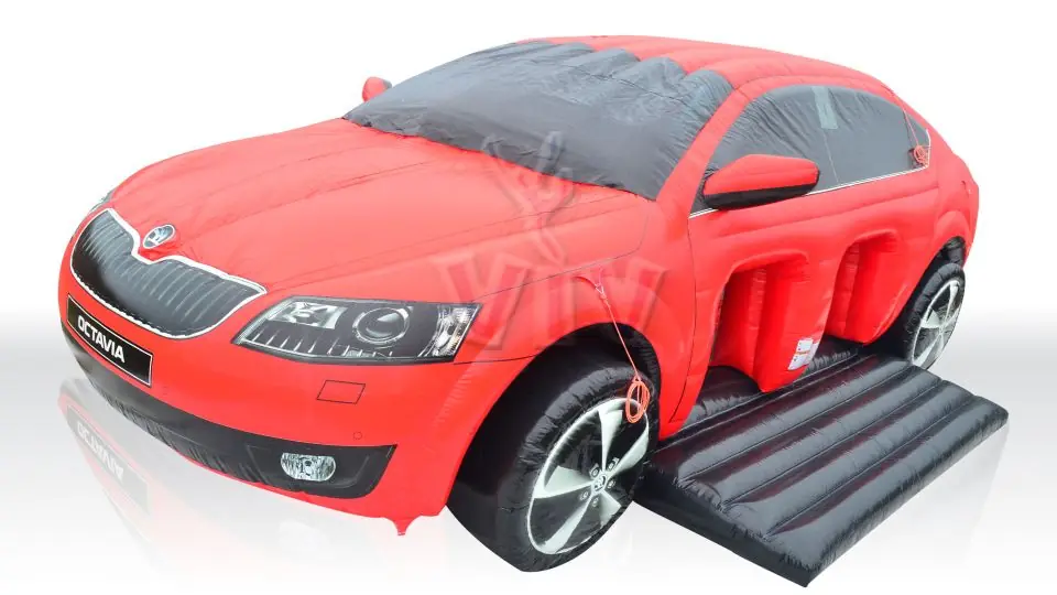 Bounce Car Skoda commercial inflatable bounce