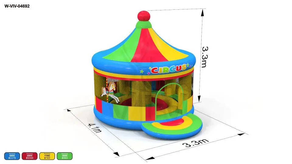 Bounce Circus Micro - Micro Collection commercial inflatable bounce