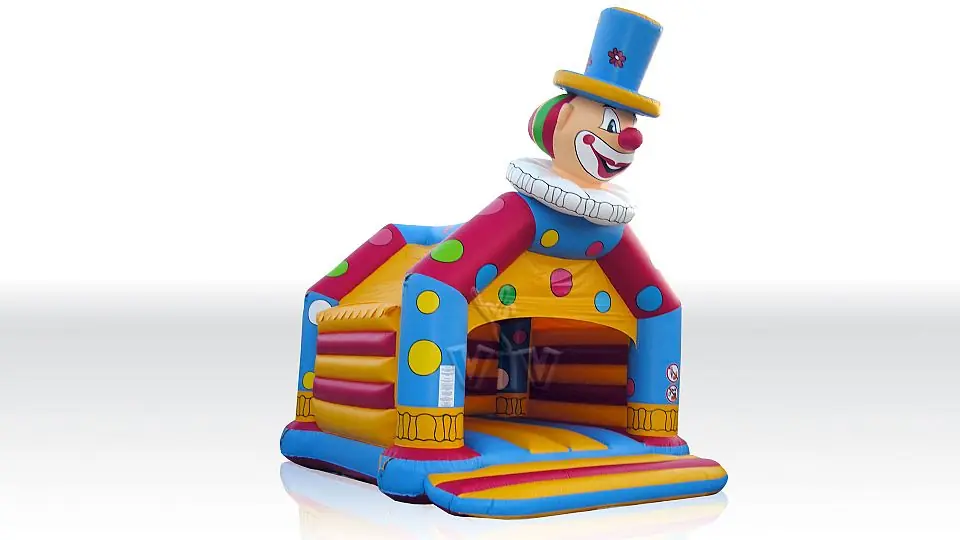 Bounce Clown with roof commercial inflatable bounce
