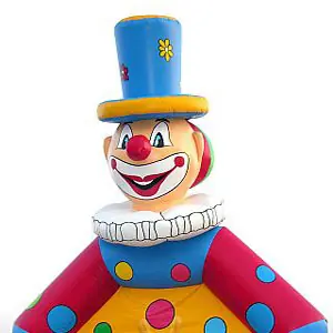 Bounce Clown with roof commercial inflatable bounce