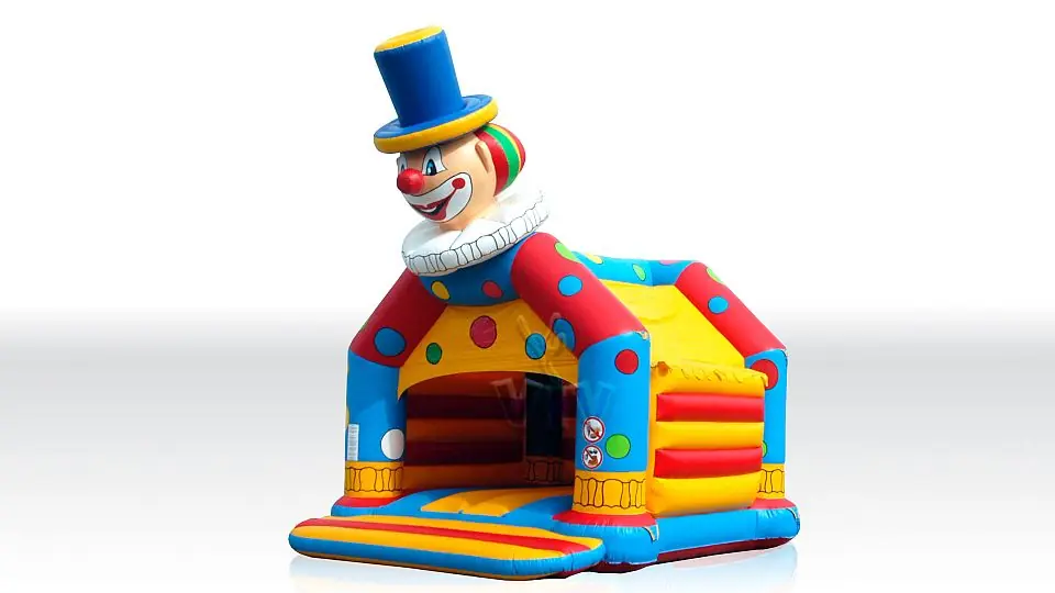 Bounce Clown with roof commercial inflatable bounce