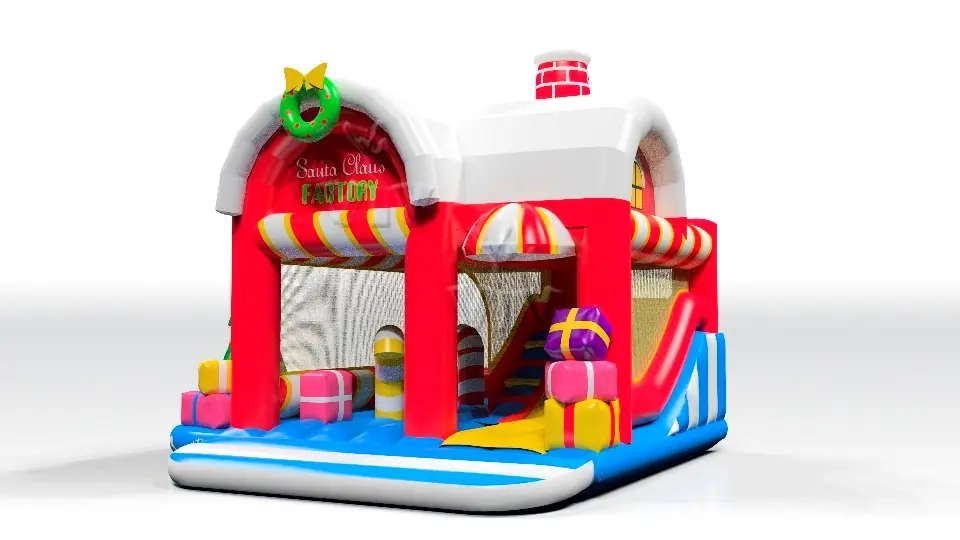 Bounce Combo Gift Factory - Collection Winter commercial inflatable bounce