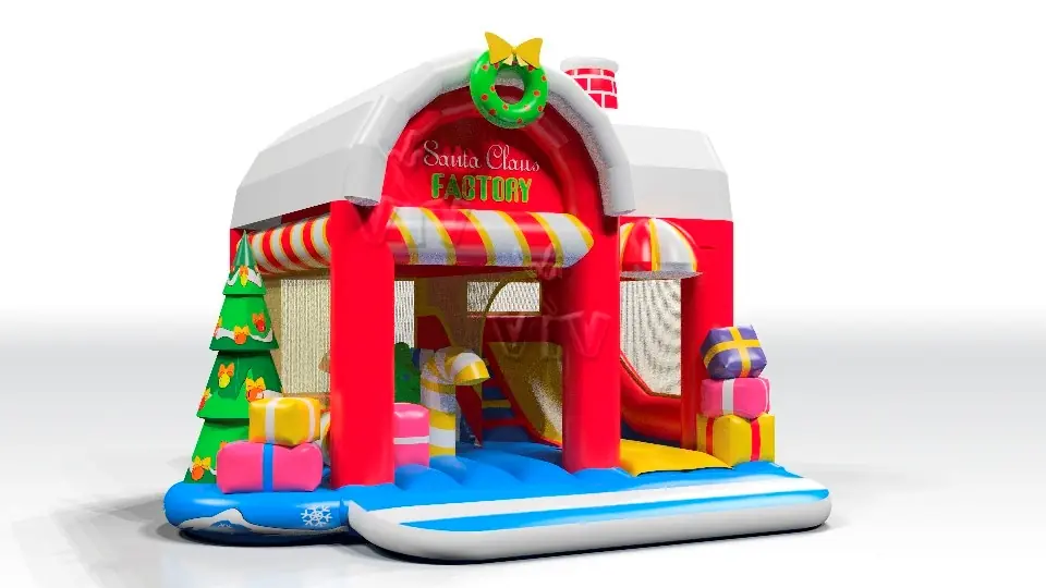 Bounce Combo Gift Factory - Collection Winter commercial inflatable bounce