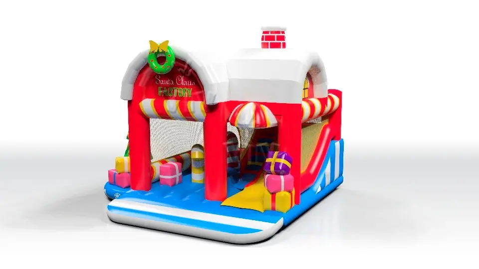 Bounce Combo Gift Factory - Collection Winter commercial inflatable bounce