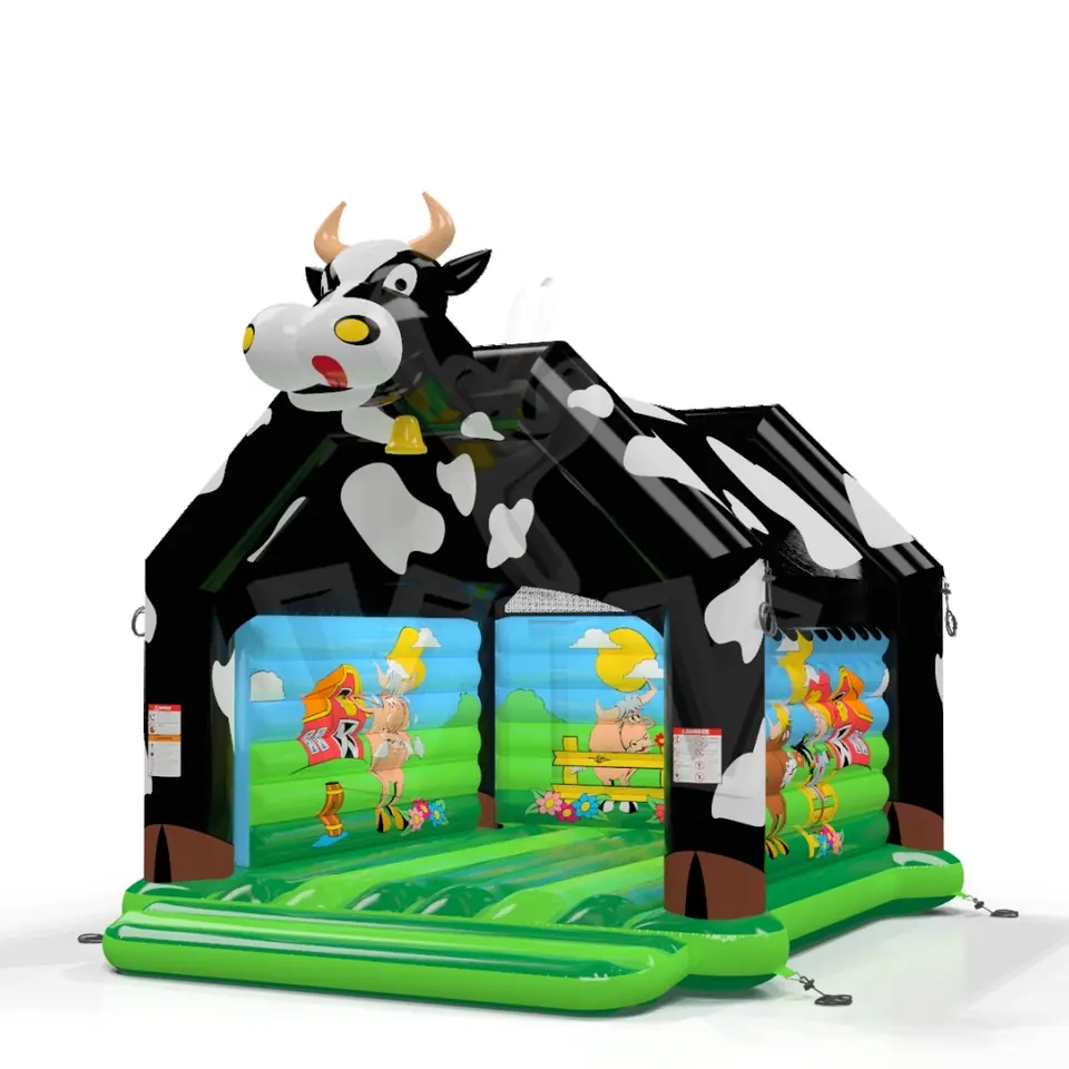 Bounce Cow with roof commercial inflatable bounce