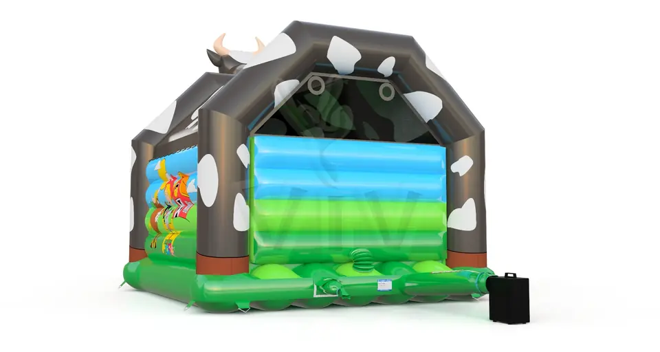 Bounce Cow with roof commercial inflatable bounce