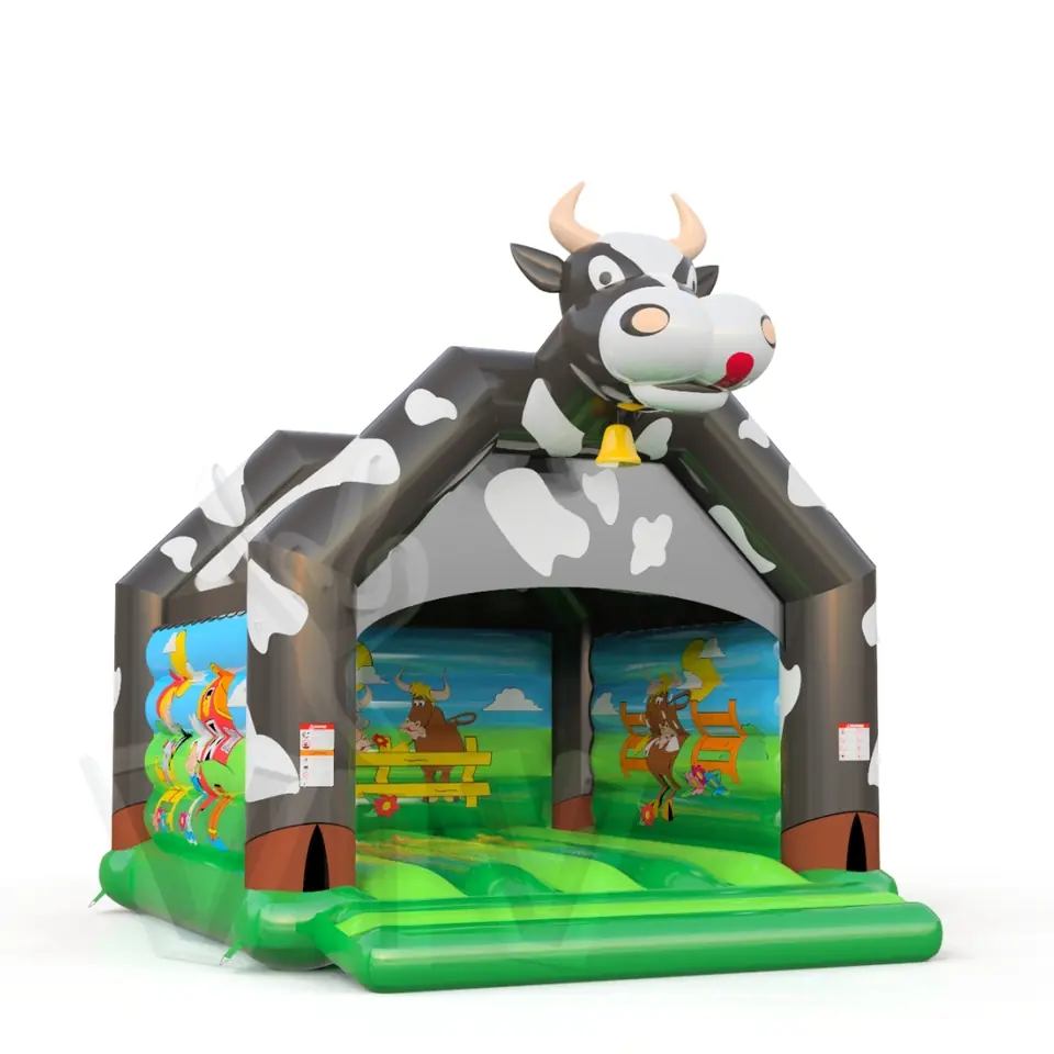 Bounce Cow with roof commercial inflatable bounce