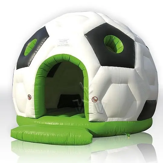 Bounce football with roof commercial inflatable bounce