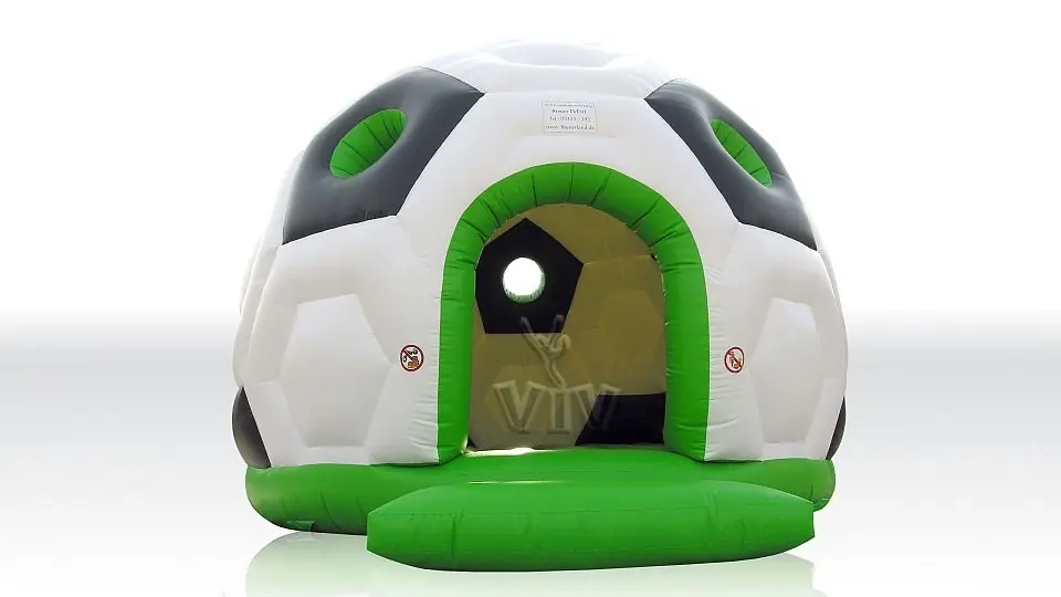 Bounce football with roof 7.8 x 6.8 x 5.4 m commercial inflatable bounce