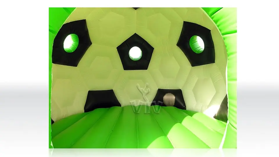 Bounce football with roof 7.8 x 6.8 x 5.4 m commercial inflatable bounce