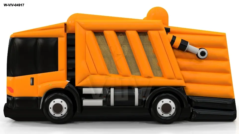 Bounce Garbage Truck with Roof commercial inflatable bounce