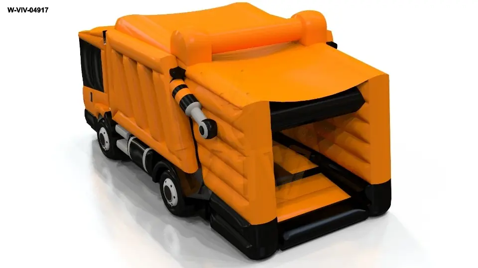 Bounce Garbage Truck with Roof commercial inflatable bounce