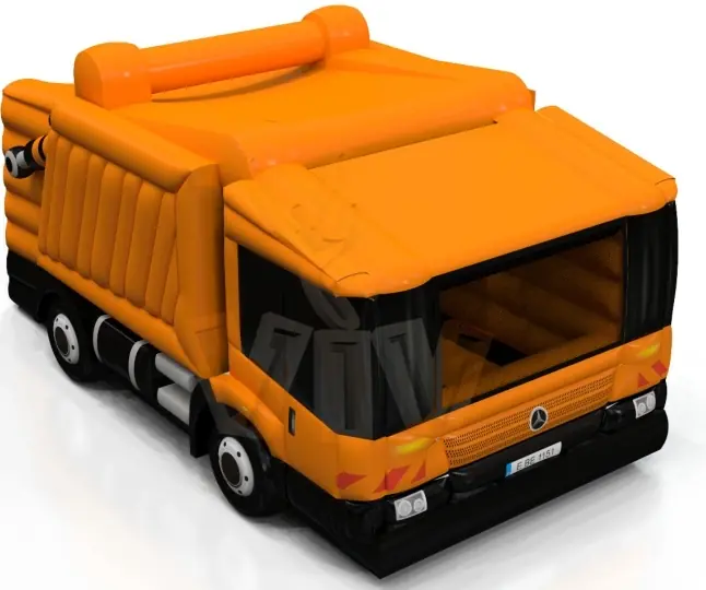 Bounce Garbage Truck with Roof commercial inflatable bounce