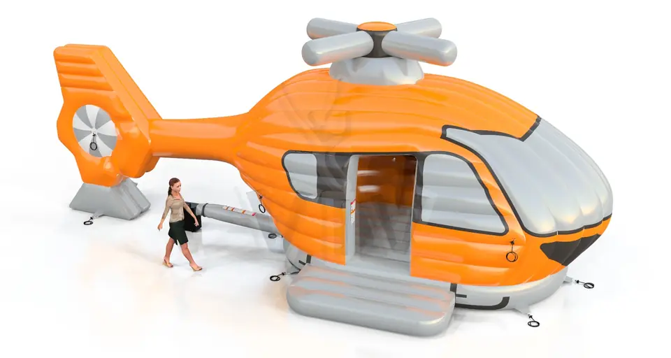 Bounce Helicopter commercial inflatable bounce