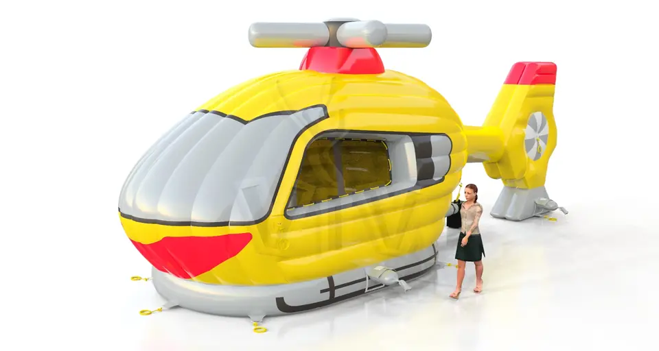 Bounce Helicopter commercial inflatable bounce