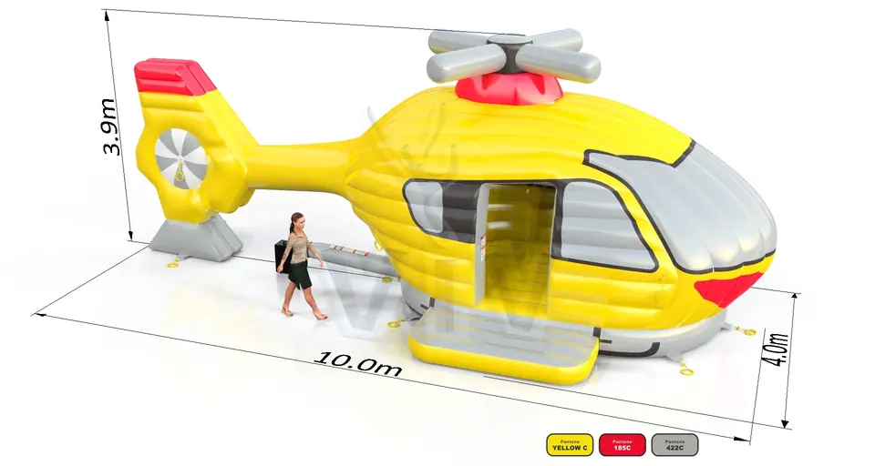 Bounce Helicopter commercial inflatable bounce