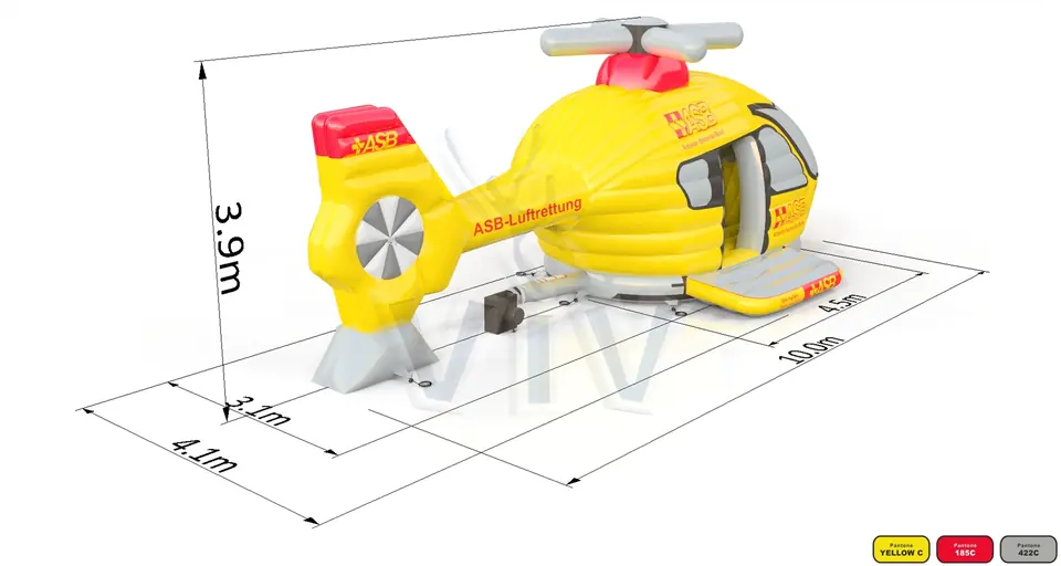 Bounce Helicopter ASB commercial inflatable bounce