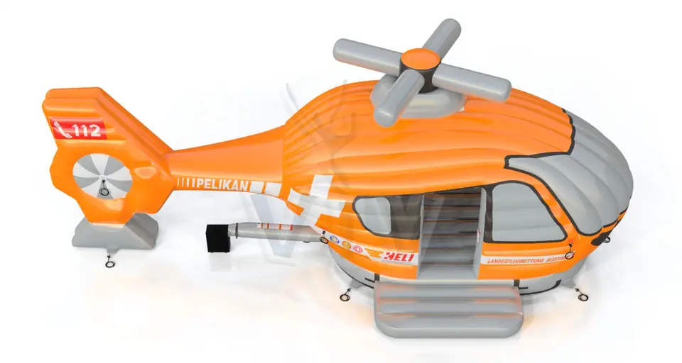 Bounce Helicopter Pelikan commercial inflatable bounce