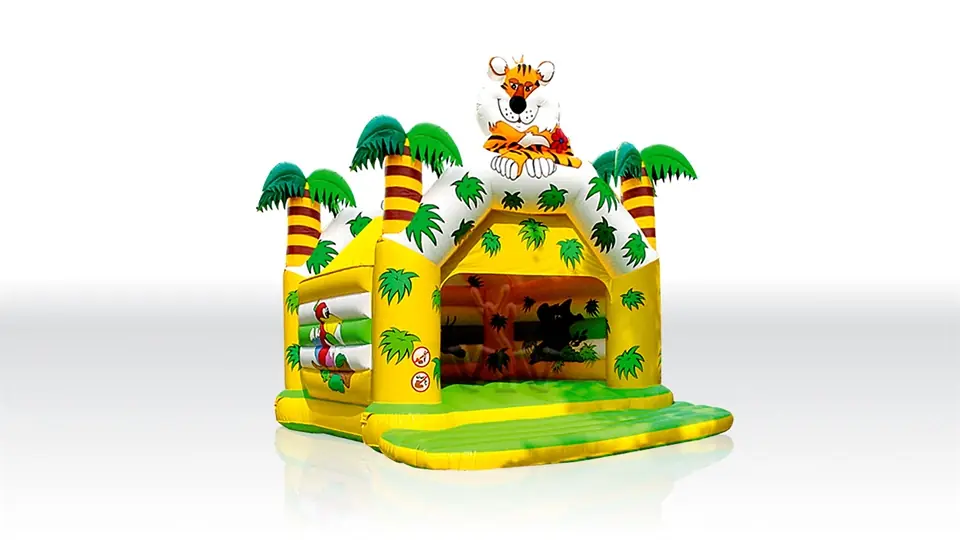 Bounce Jungle with roof commercial inflatable bounce
