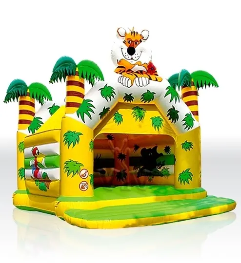 Bounce Jungle with roof commercial inflatable bounce