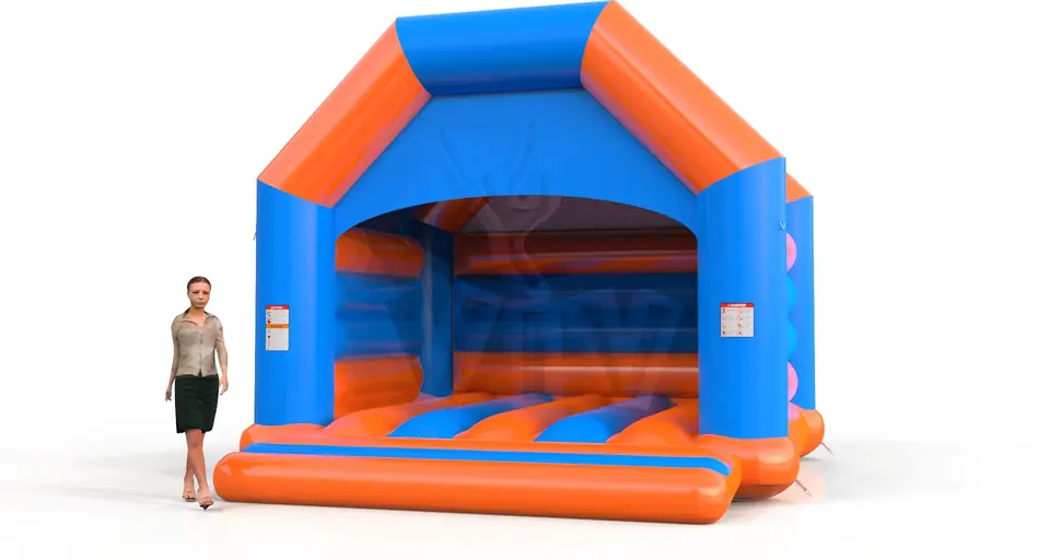Bounce L with roof commercial inflatable bounce