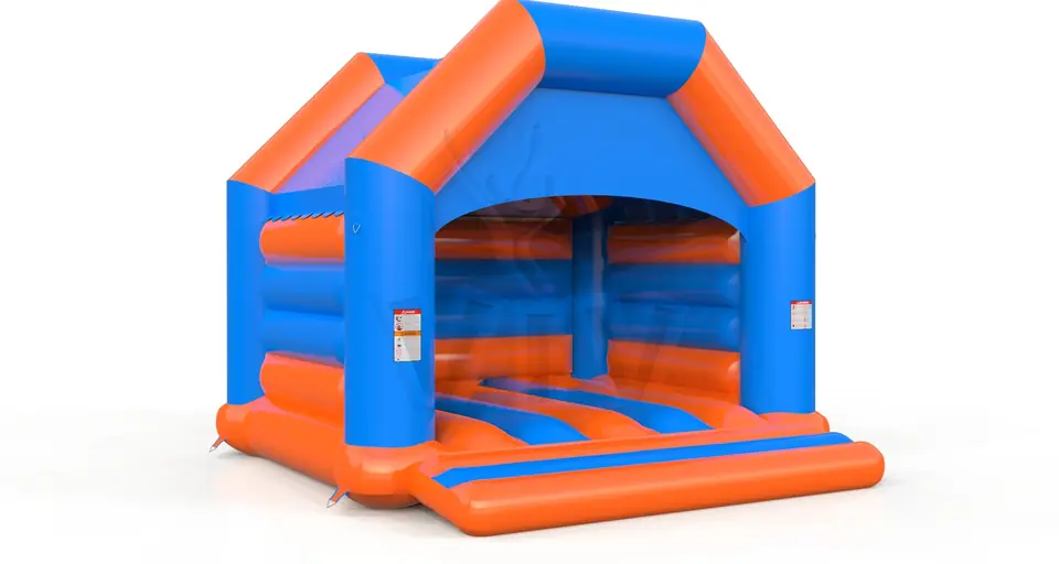 Bounce L with roof commercial inflatable bounce