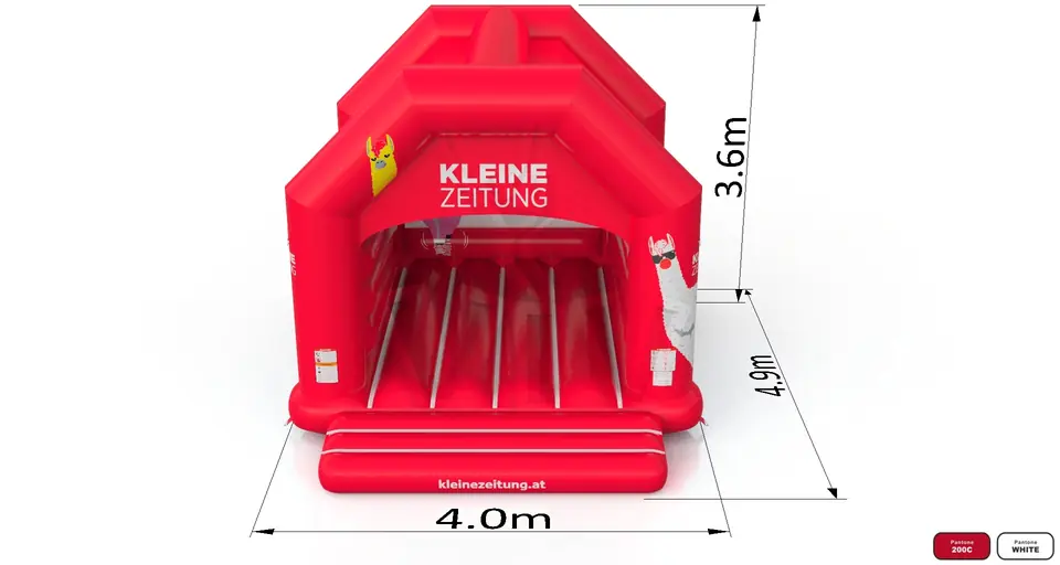 Bounce M Kleine Zeitung commercial inflatable bounce