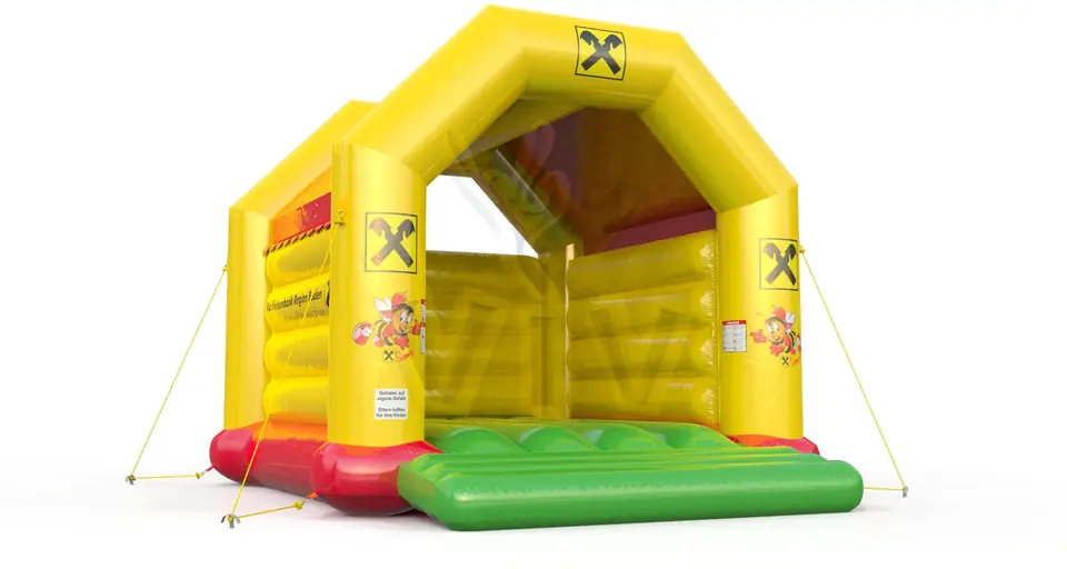 Bounce M Raiffeisen Region Baden commercial inflatable bounce