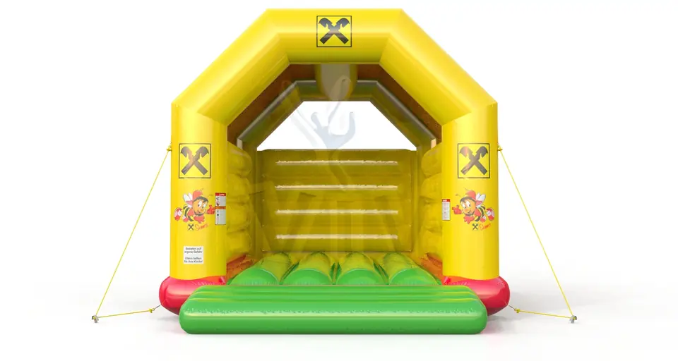 Bounce M Raiffeisen Region Baden commercial inflatable bounce