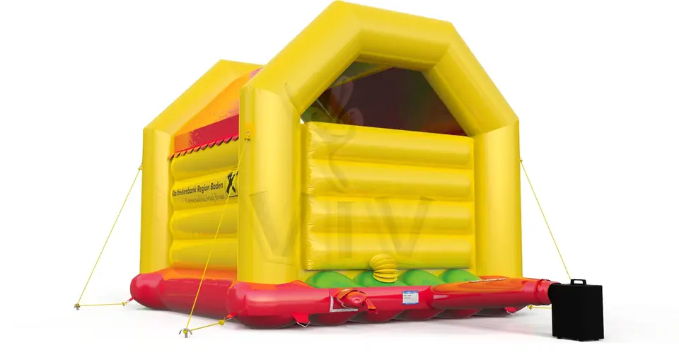 Bounce M Raiffeisen Region Baden commercial inflatable bounce