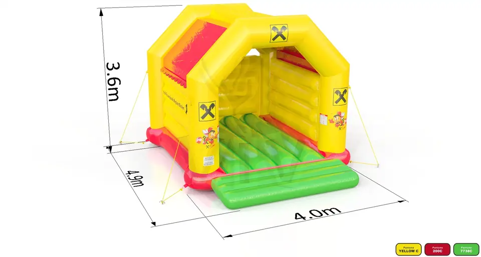 Bounce M Raiffeisen Region Baden commercial inflatable bounce