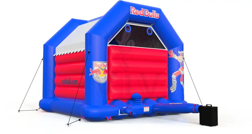 Bounce M Red Bull commercial inflatable bounce