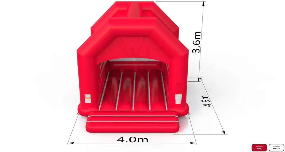 Bounce M with roof commercial inflatable bounce