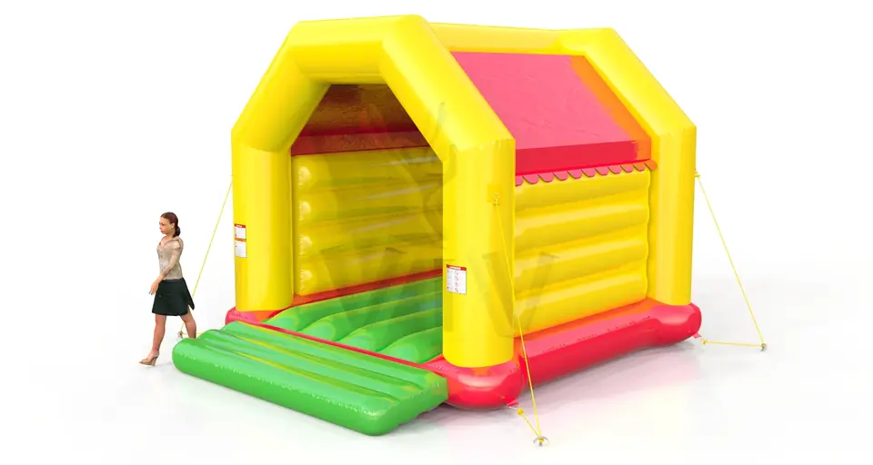 Bounce M with roof commercial inflatable bounce