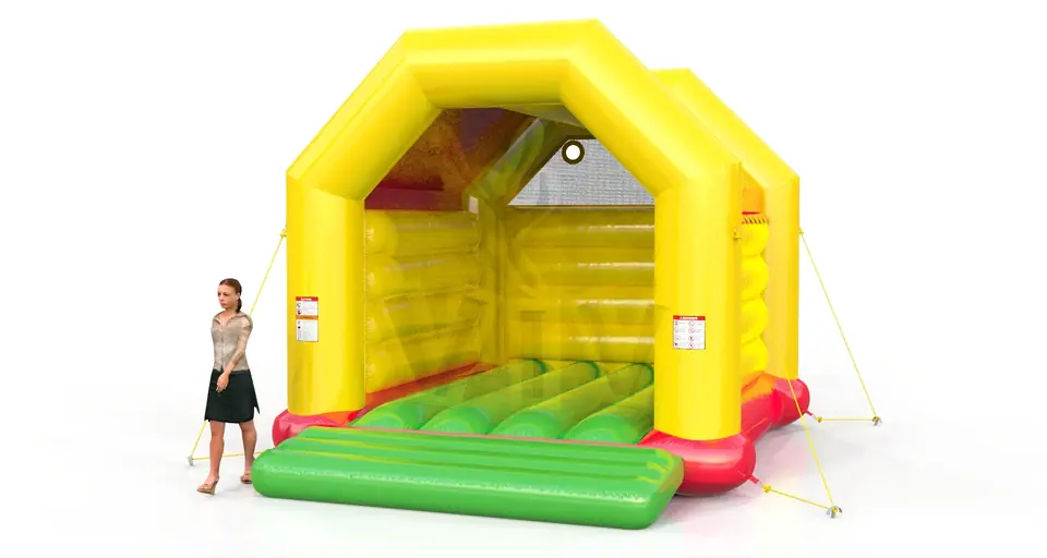 Bounce M with roof commercial inflatable bounce