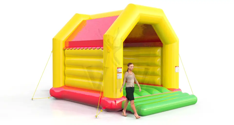 Bounce M with roof commercial inflatable bounce