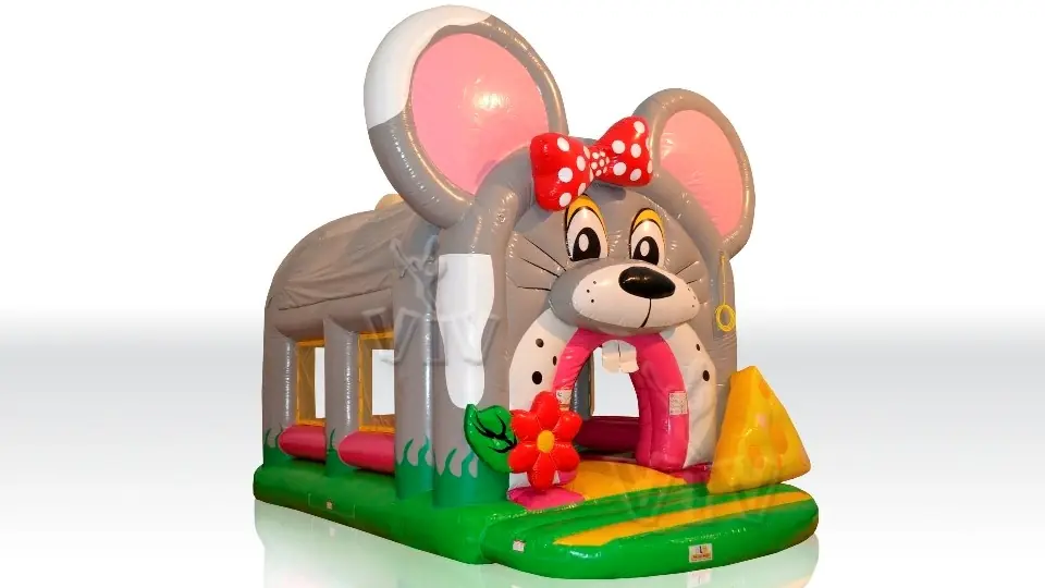 Bounce Mouse with roof and figures - Creatures Collection commercial inflatable bounce