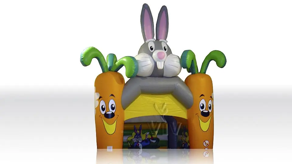 Bounce Rabbit with roof commercial inflatable bounce