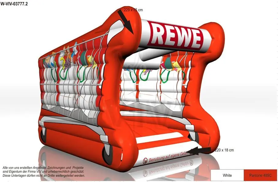 Bounce Shopping Cart commercial inflatable bounce