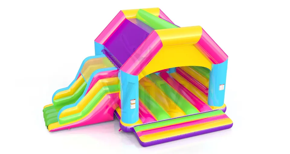 Bounce Startup L with roof and slide commercial inflatable bounce