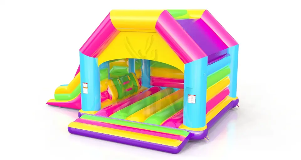 Bounce Startup L with roof and slide commercial inflatable bounce