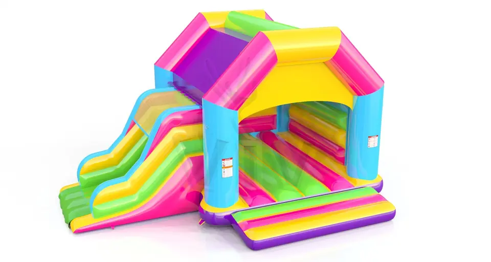 Bounce Startup M with roof and slide commercial inflatable bounce
