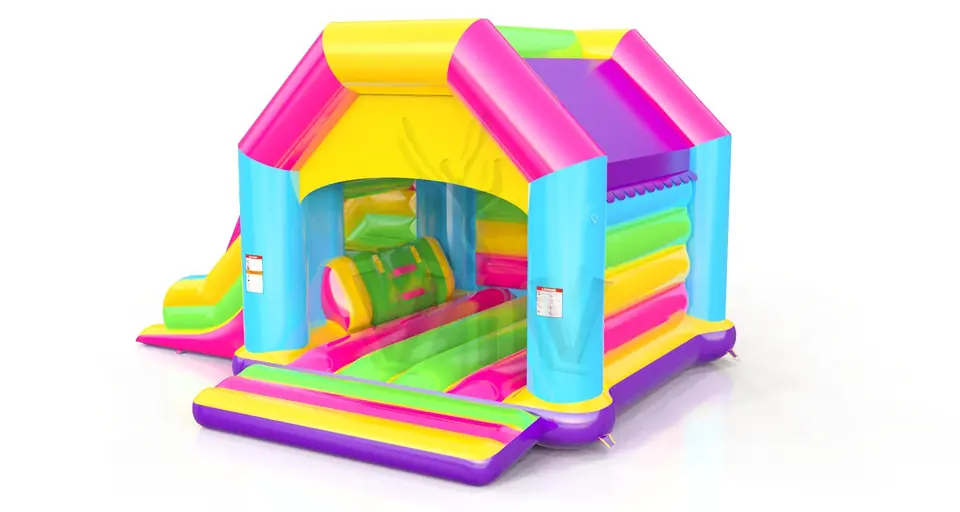 Bounce Startup M with roof and slide commercial inflatable bounce