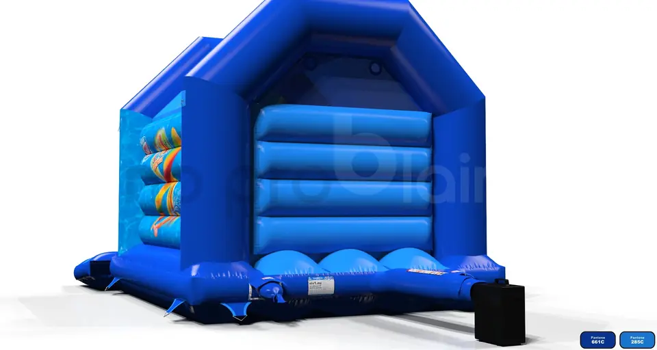 Bounce Startup with roof Nestle commercial inflatable bounce